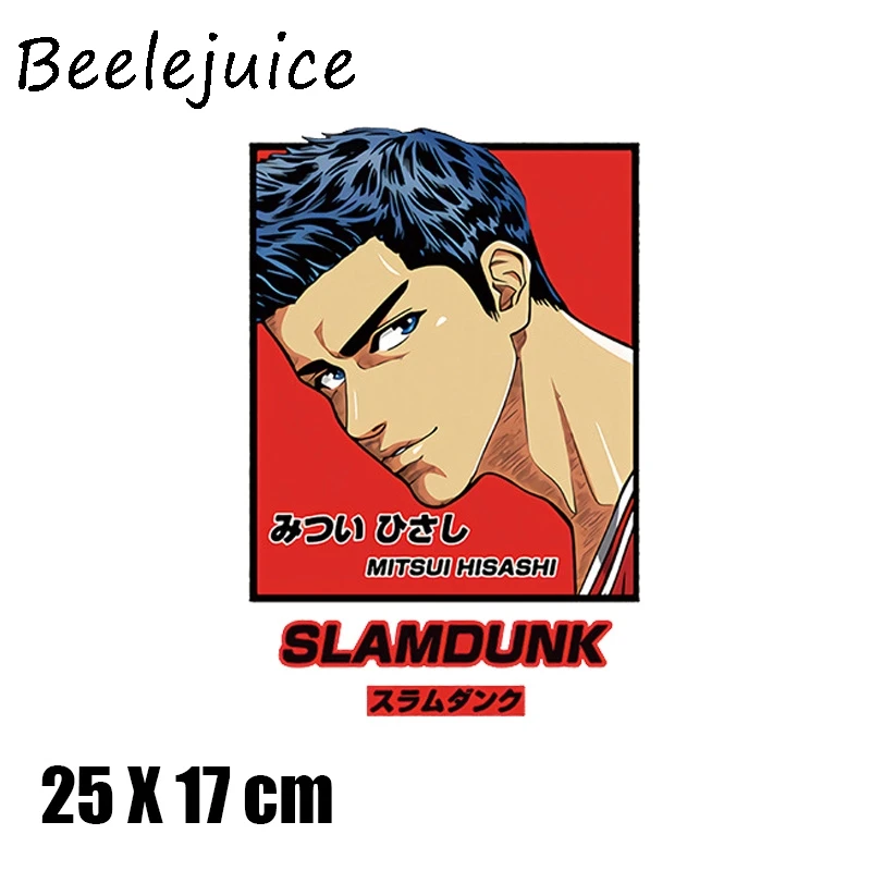 SLAM DUNK мультфильм патчи для одежды DIY класс-термопереводные наклейки декоративные аксессуары
