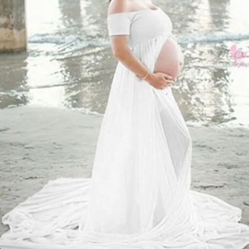 Sexy 2019 Summer Pregnant Dresses For Women Maxi Women Vestidos  Maternity Pregnancy Dress Photography Plus Size Dresses