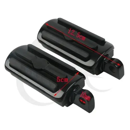 Мотоциклетные универсальные подножки для ног для мотоцикла Harley Touring 10 мм Male Peg Mount FL
