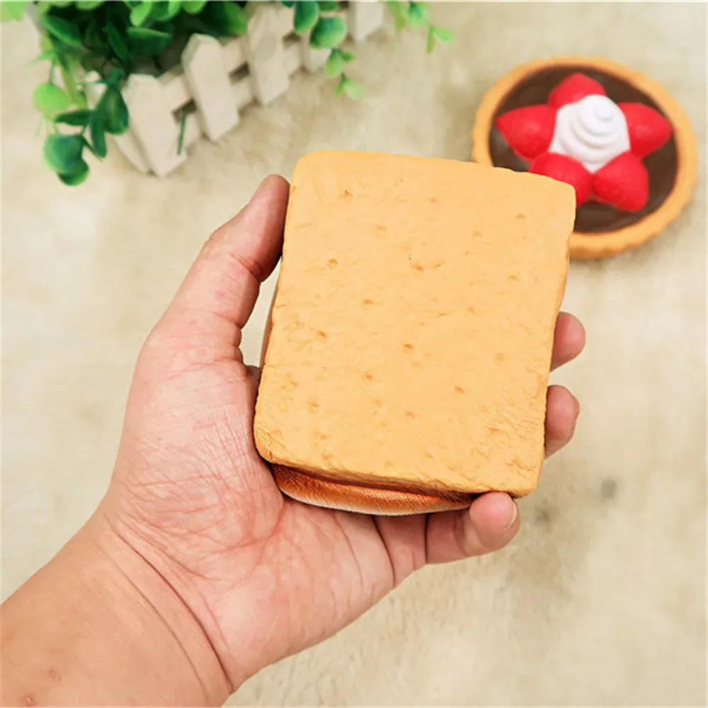 Beautiful Package Sweet Cake Ice Cream Squishy squishy Stress Reliever Decor Toys Simulation Squeeze Food Toys #B