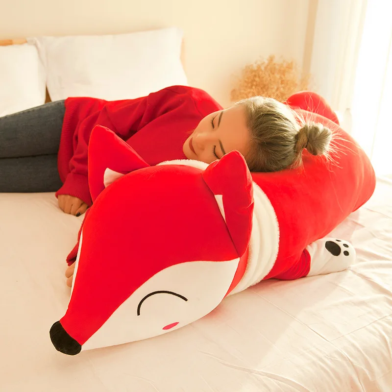 

New Style Creative Party-Smiley Fox Doll Plush Toys Software Pajama Pillow Large Size Gift Birthday Gift