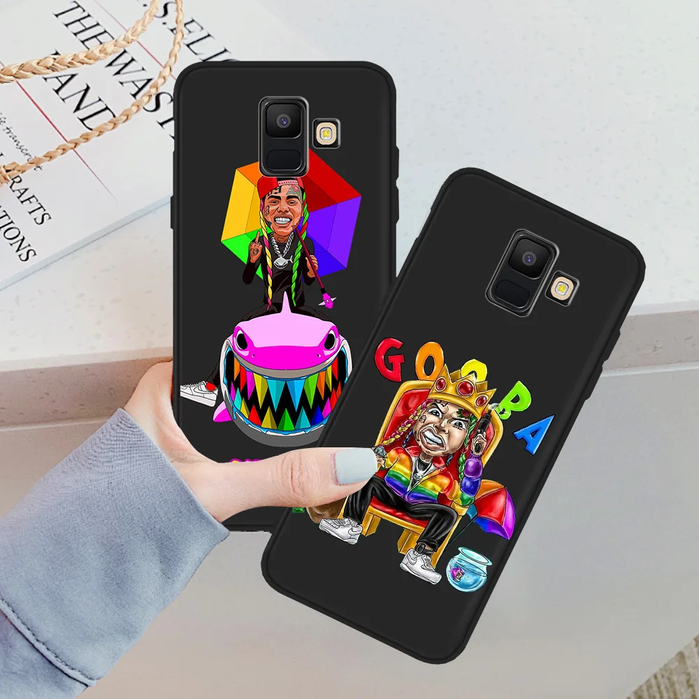 

Cartoon Fashion 6IX9INE GOOBA Black TPU Case Cover For Samsung A20 A30 A40 A50 A70 A90 A5 A6 A7 A8 A9 A10 J3 J4 J5 J6 J7 J8 Plus