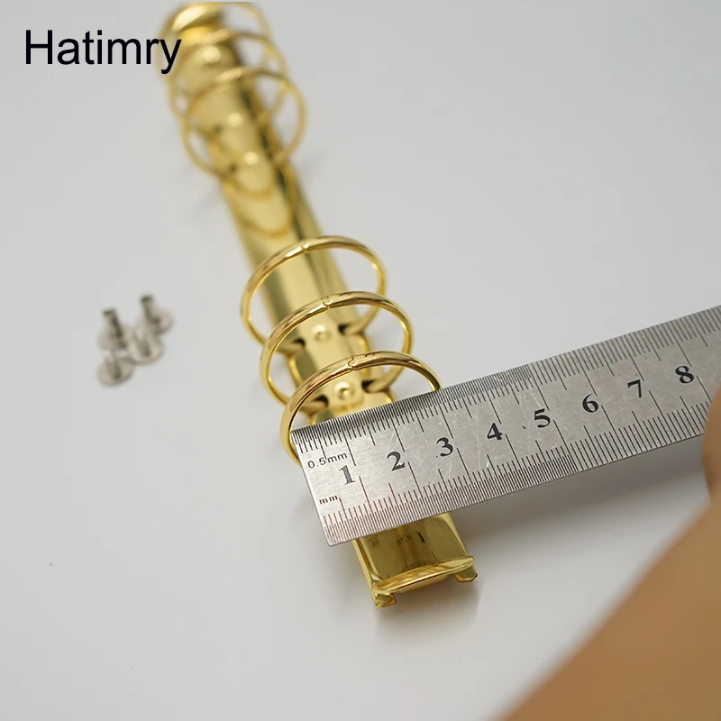 A5 stander size sprail paper clip 3cm diameter rings binder clip for leather notebook school supplies