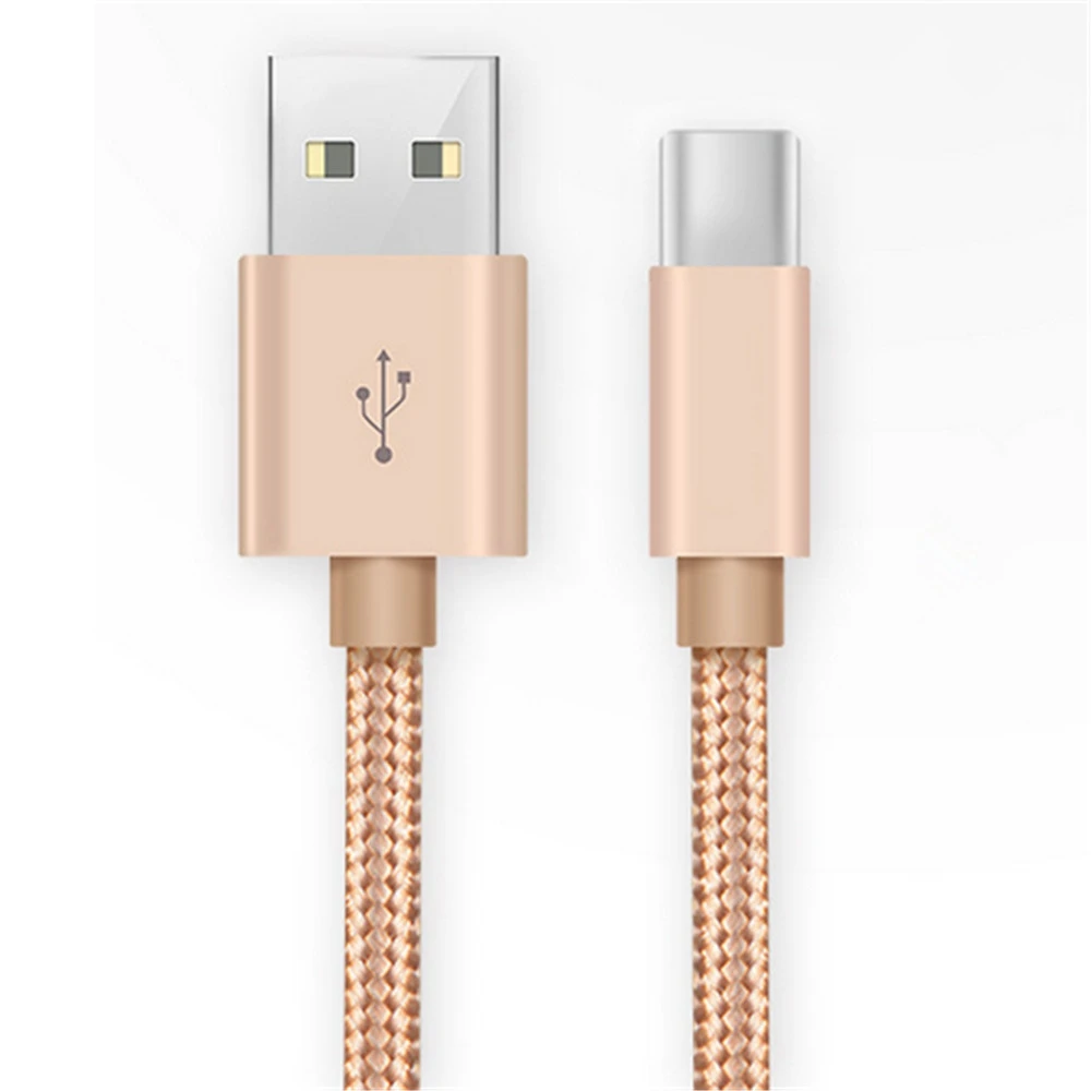 Кабель type C USB C кабель нейлоновый Плетеный Быстрый зарядный кабель синхронизации провод для Samsung Galaxy Note 8 S8 LG V20 G5 G6 Pixel 2 Nexus 5