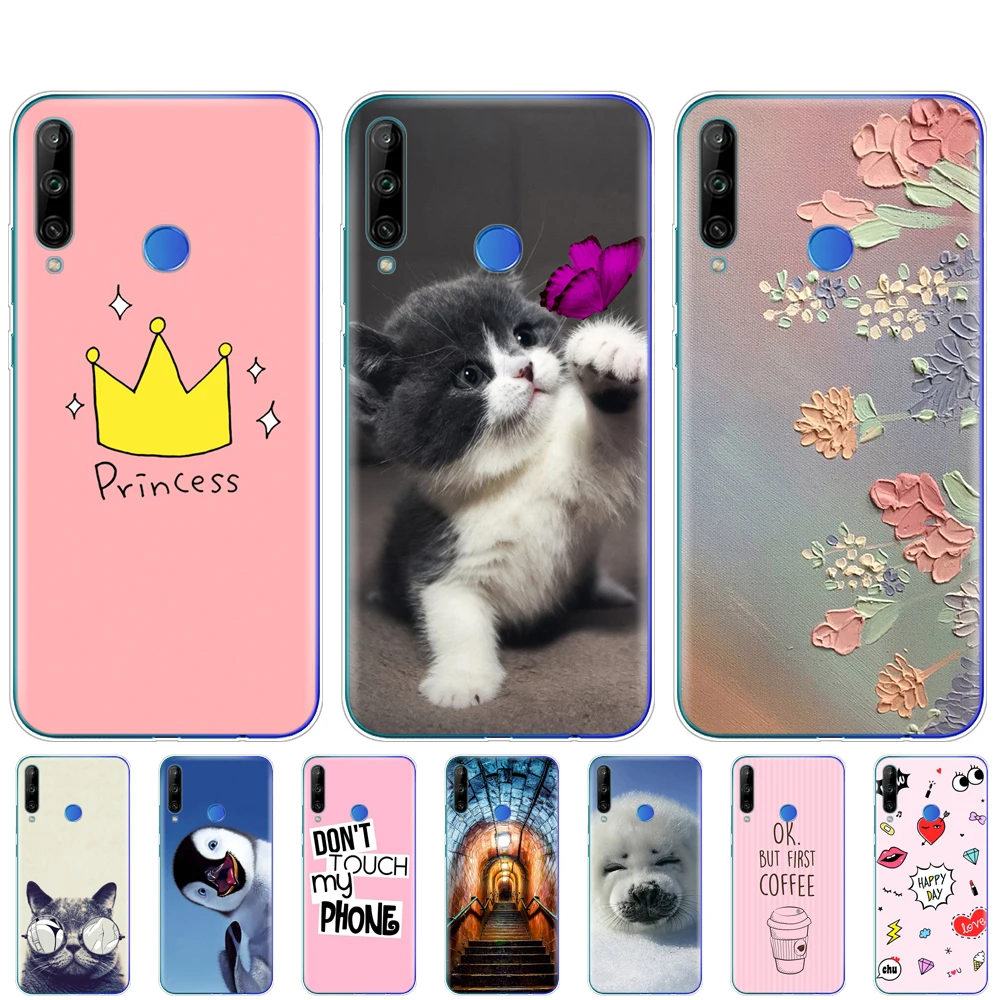 Силиконовый чехол для HONOR 9C мягкий телефона из ТПУ 6 39 дюйма Huawei Honor 9 C AKA-L29 задняя
