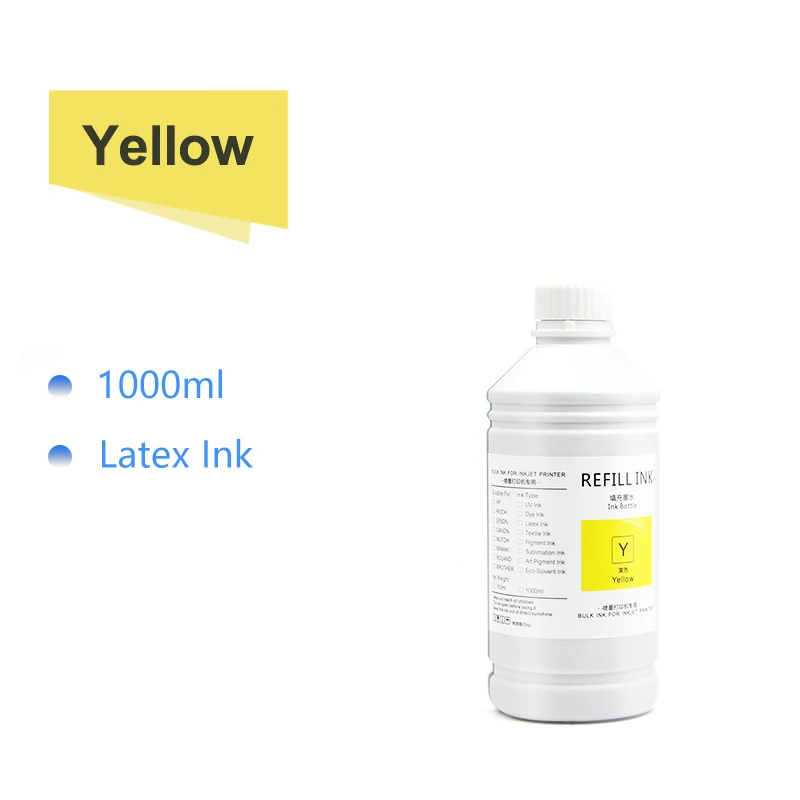 1000ml/Bottle Original Latex Ink For HP 831 For HP Latex 110 300 310 315 330 335 360 365 370 560 570 Inkjet Printer Ink