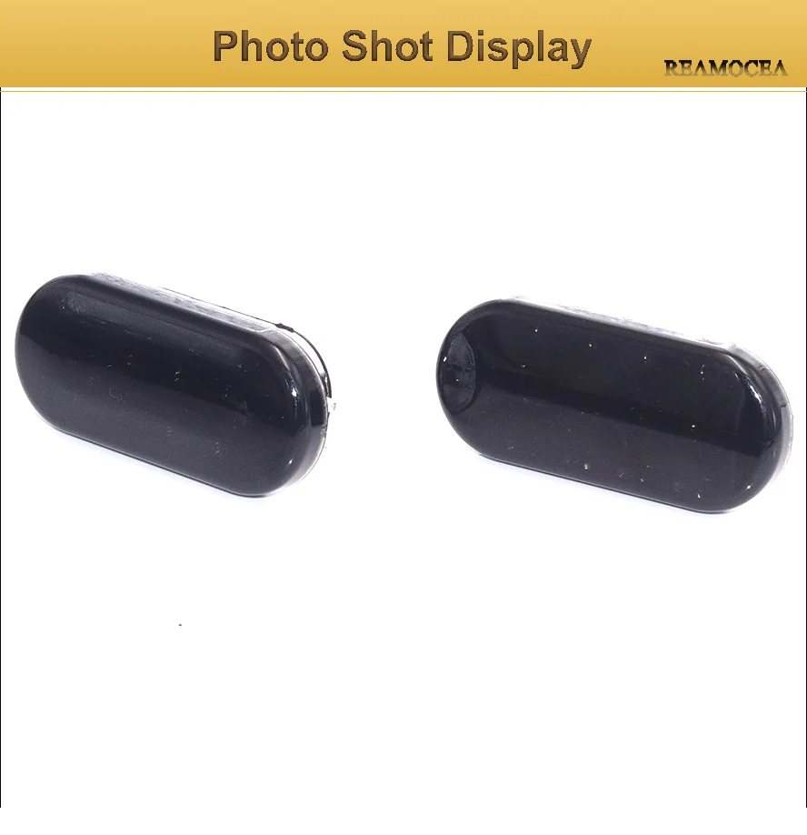 Reamocea 2Pcs Car-Styling Amber Light LED Lamp Side Marker Turn Signal Light Fit For VW Passat B5 Jetta Golf Bora MK4 1999-2004 (2)