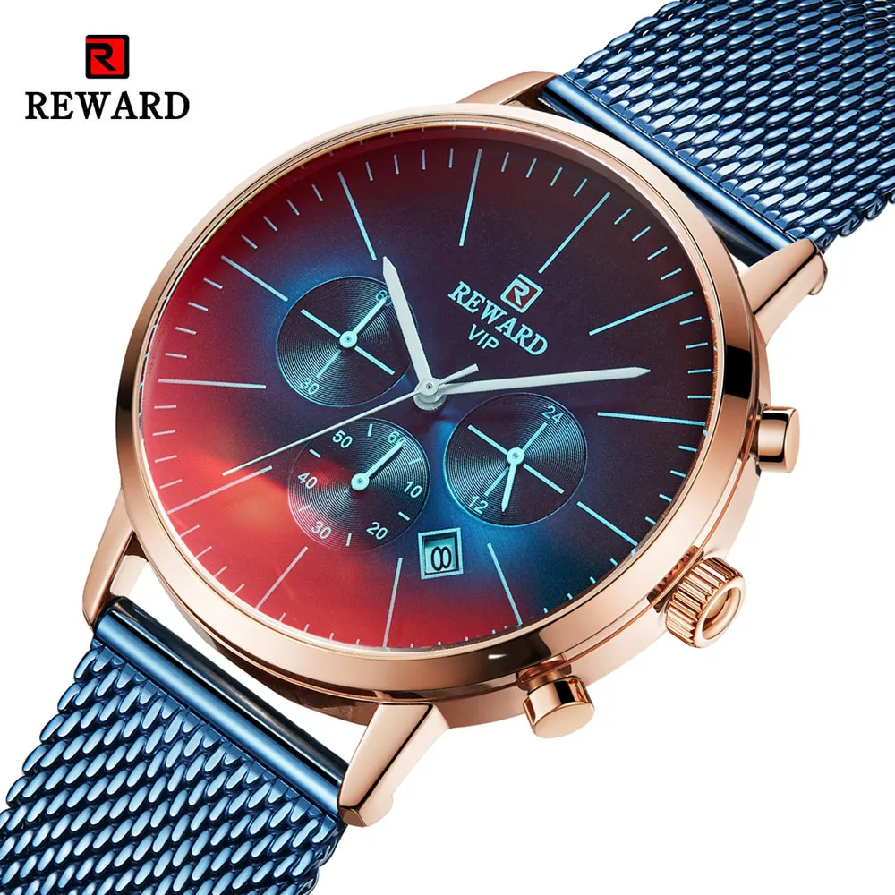REWARD Men Watch Top Brand Luxury Fashion Quartz Men's