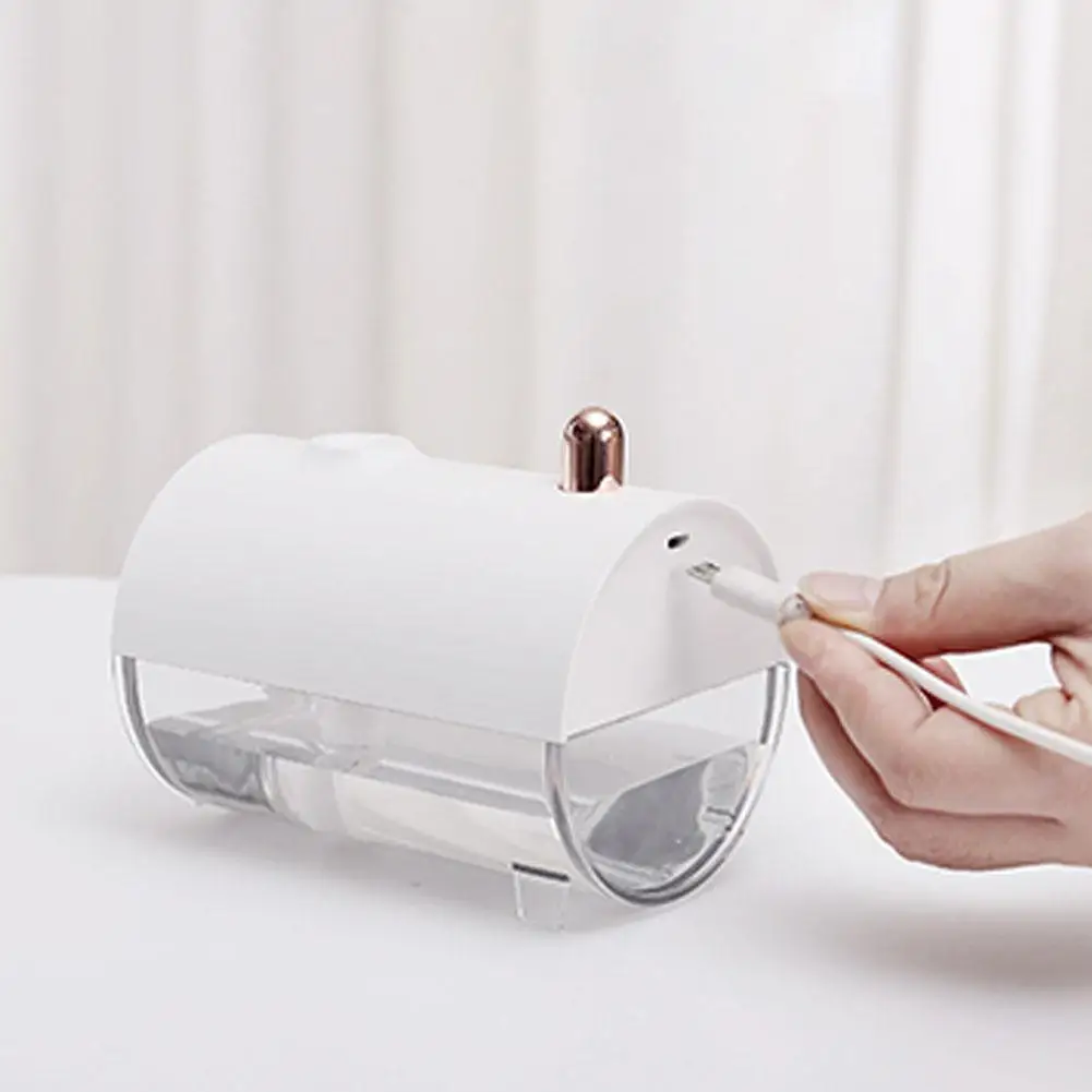 Adoolla USB мини ароматерапия в форме лодки увлажнитель теплый свет увлажнитель с таймером для дома