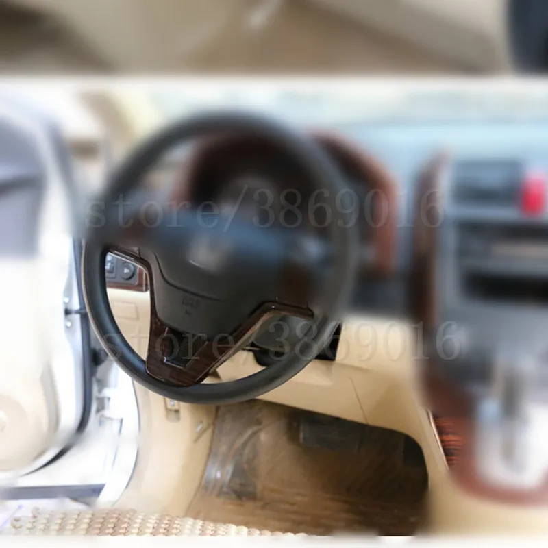 Chrome рулевого колеса автомобиля блёстки крышки интерьера отделкой для Honda CRV 2007 2008 2009 2010 2011