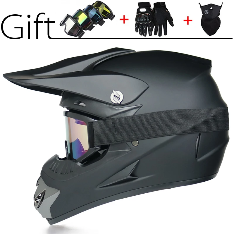 

Off Road Motocross Helmet Moto Racing Adult Motocross Helmet ATV Motocross Downhill MTB DH Racing Helmet B