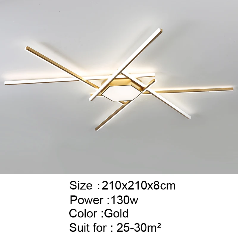 B 210X210X8CM Современный светодиодный потолочный светильник для гостиной, большой размер, для конференц-зала, офиса, отеля, супер яркий большой светильник для гостиной - Цвет корпуса: B 210X210X8CM