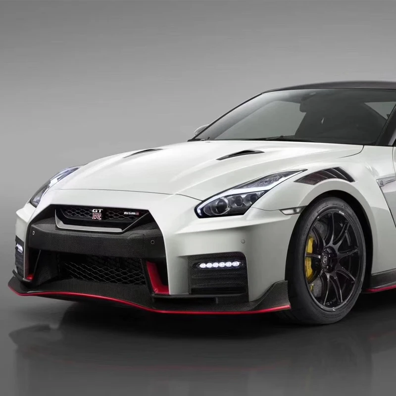 Автомобиль-Стайлинг для Nissan R35 GTR 08-17 NIS стиль карбоновое волокно крыло Вентиляционное глянцевое покрытие колеса арочная крышка воздуховод подходит CBA DBA MY17