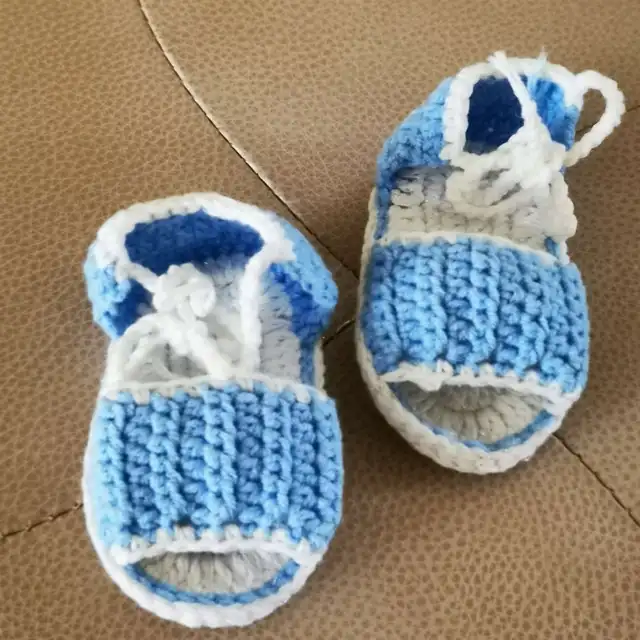 Tongs En Crochet Pour Bebe Sandales D Ete Pour Bebe Sandales En Crochet Avec Petites Fleurs Bouffantes Taille 9cm 10cm 11cm Livraison Gratuite Aliexpress