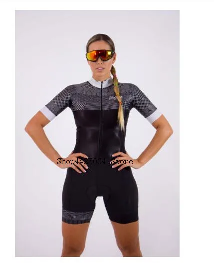 Розовый Kafitt Pro Team триатлон костюм женский Велоспорт Джерси Skinsuit комбинезон Майо Велоспорт Ropa ciclismo набор гелевая подкладка - Цвет: as picture