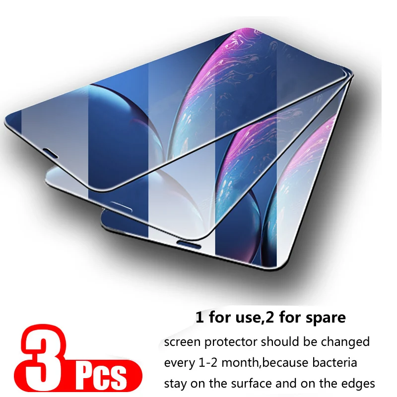 3-Pack Tempered Glass Screen Protector for Motorola Smartphones - Ultra-Resilient Protective Shield Film