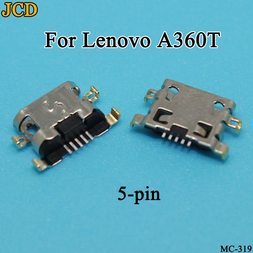 JCD 10 шт./лот для lenovo A360T Micro usb разъем для зарядки док-станции Разъем для зарядки