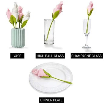 

Bloom Napkin Holders for Table for Making Table Bloom Napkin Holders Table Plastic Twist Flower Serviette Holder Decor