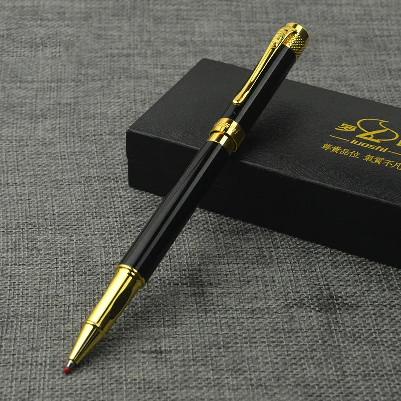 1pcs High Quality Metal Luxury 0.5mm Rollerball Pen Ballpoint Pen Business Writing Signing Ball Office School Supplies 03778