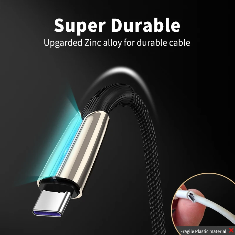 MSVII usb type C быстрый заряд кабеля для Red mi Note 7 type-C кабель провод для зарядки type C для Xiao mi 9T mi 9 Red mi K20 Pro USB