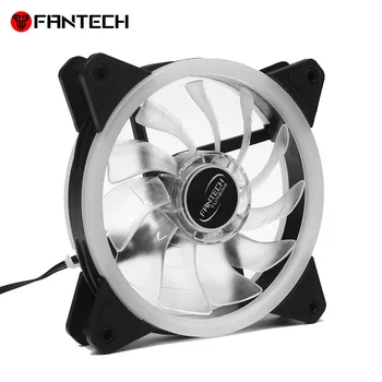 

NEW FC-124 PC Desktop Tower Computer Fan Case Cooling Fan Unit Colorful LED Powerful Cooling Fans#T2