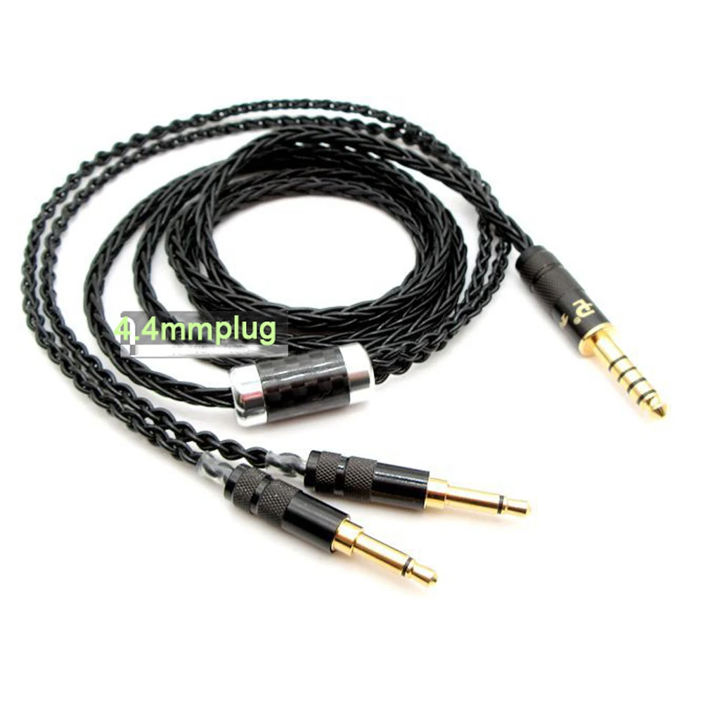 8 Cores 2 5 3 5MM 4 4mm Balanced Upgrade Cable for Denon AH D7200 AH D5200 d9200 Headphone