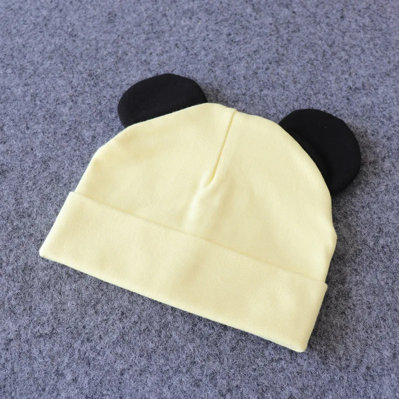 New boy and girl baby spring and autumn and winter baby hat 0-24 months children cartoon ear cap newborn cotton cap beanies