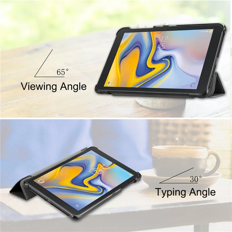 Ультратонкий чехол для планшета samsung Galaxy Tab A 8,0 дюймов SM-T387 T387 чехол из искусственной кожи противоударный флип-чехол с подставкой