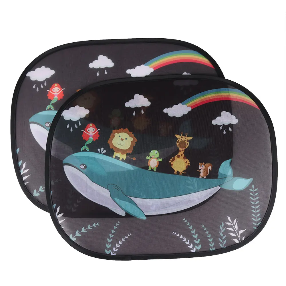 Parasol de ventana de coche, ventana de techo, luz solar, protección solar para chico y mascota, 2 uds.