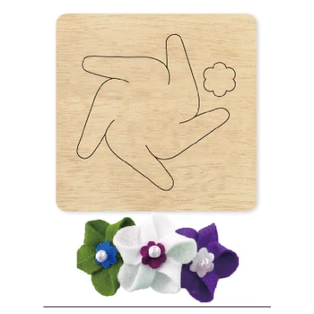 

diy flower stitched Wooden die Scrapbooking 2020 New Cutting Dies fit common machine with cover pad