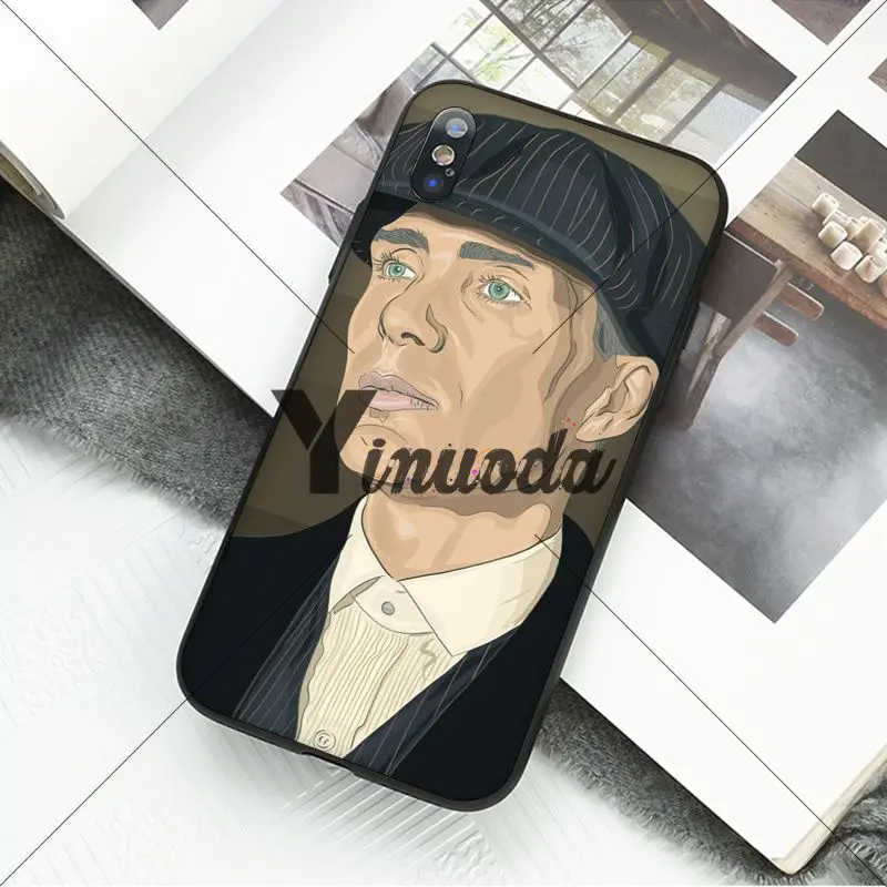 Yinuoda Томас Шелби Peaky bliners мягкий чехол для телефона Apple iPhone 8 7 6S Plus X XS MAX 5 5S SE XR 11 11pro максимальный чехол - Цвет: A10