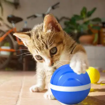 

2020 Christmas Jumping Wicked Ball 2nd Generation Anti-Bite Waterproof Pet Toy Magic Roller USB LED Rolling Flash Fun dropship