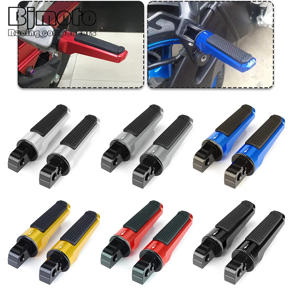 

Motorcycle Foot Pegs Rear Passenger Pedal Bike For SUZUKI B-KING 2008-2011GSX-R 600/750 2006-2016 GSR600 GSR750 GSX-R1000 SV650
