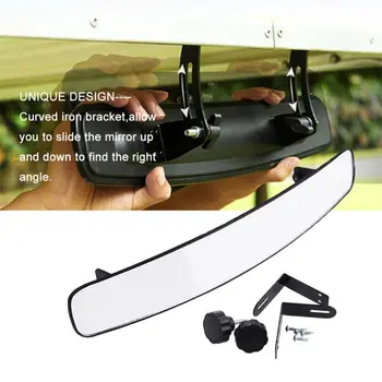 

16.5inch Rear View Convex Golf Cart Mirror Fit for Ez Go Club Car 180 Degrees Wide Angle Panoramic