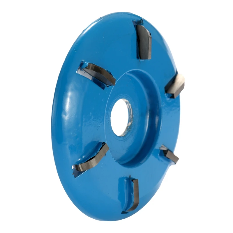 ABSF Six Teeth Power Wood Carving Cutter Disc Milling Attachment 90mm Diameter 16mm Bore for Angle Grinder Attachment