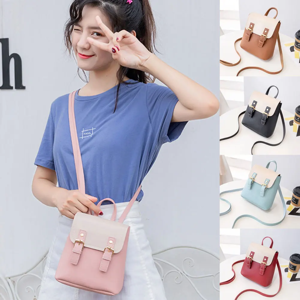 AU Women MINI Backpack Travel PU Leather Handbag Rucksack Ladies Shoulder Bag