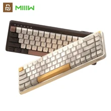 

MIIIW Bluetooth Three-Mode Mini Keyboard 68 Keys 2.4GHz Multi System Wired & Wireless For Office Computer Laptop Tablet Key