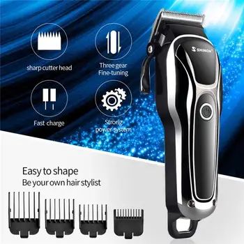 

for Men Hair Trimmer Hair Clipper 6W Black Portable Fashion Mini for SHINON Health Beauty Painless Trimmers Clippers Shaving