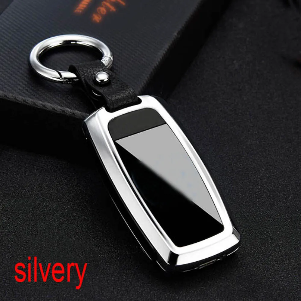 USB Зажигалка освещение светодиодный экран Ключ Пряжка