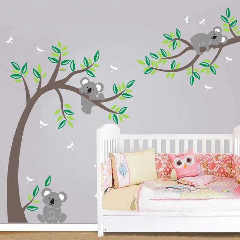 LittleLion Studio 037054042040010074000000 Koala Tree Branches Wall Decal,Lilac/Violet/White/Medium Gray LittleLion Studio 037054042040010074000000 Koala Tree Branches Wall Decal,Lilac/Violet/White/Medium Gray