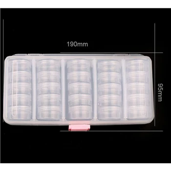 

25/50/100/200 PCS Diamond Painting Cross Stitch Tool Beads Container Diamond Embroidery Storage Accessory Mosaic Convenience Box