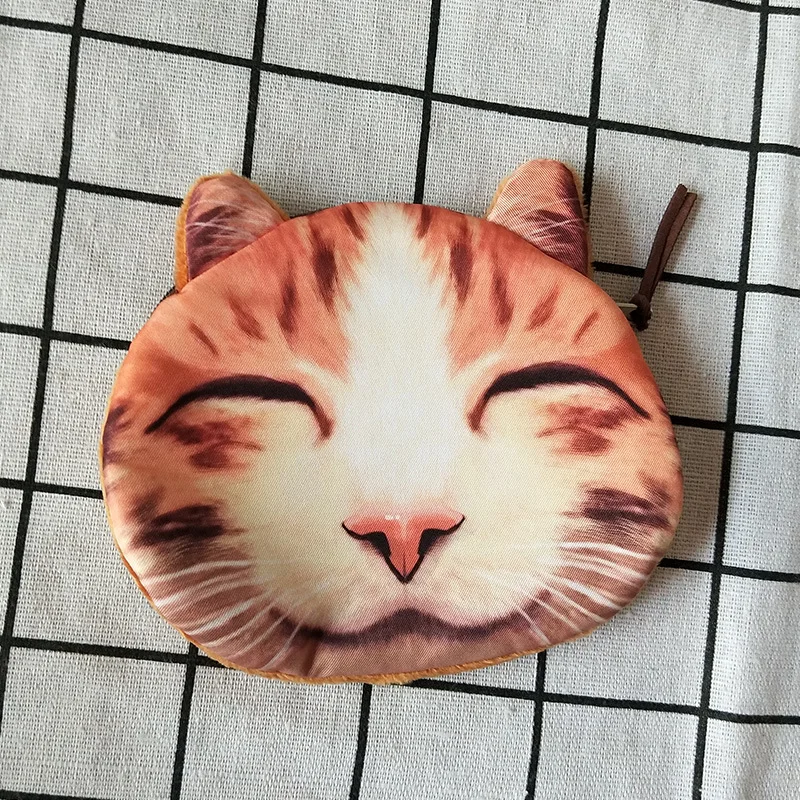 

Customizable New Style Women's Cartoon Wallet Short Printed Cute Creative Wallet Cat Purse
