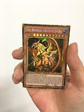 유 기 오 DIY 특별 제작 3 매직 신 스타 도트 버전 TCG 영어 카드 얼굴 플래시