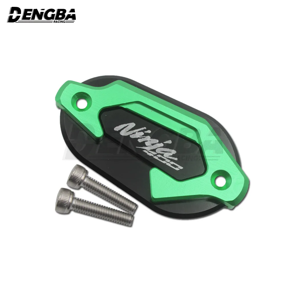 Для Kawasaki Ninja400 CNC алюминиевая передняя Тормозная жидкость Крышка Резервуара ниндзя 400 18