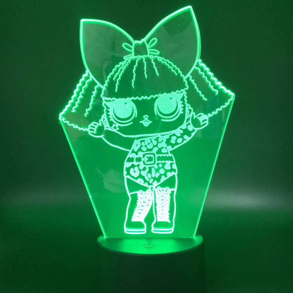 

Night Light Led For Children Gift girl Light Room Color Changing Night Light Led 3D Touch Sensor 3D Lamp Visual Night Lights Led