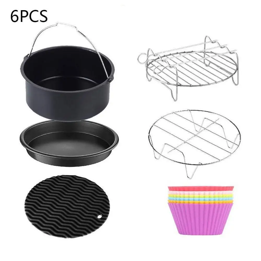 Аксессуары для фритюрницы Gowise Phillips Cozyna и Secura, набор из 7, все Airfryer электрическая фритюрница 5.3QT до 5.8QT