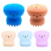 Ctopus Shape Silicone Face Cleansing Brush Face Washing Product Pore Cleaner Exfoliator Face Scrub Brush Skin Care TSLM1