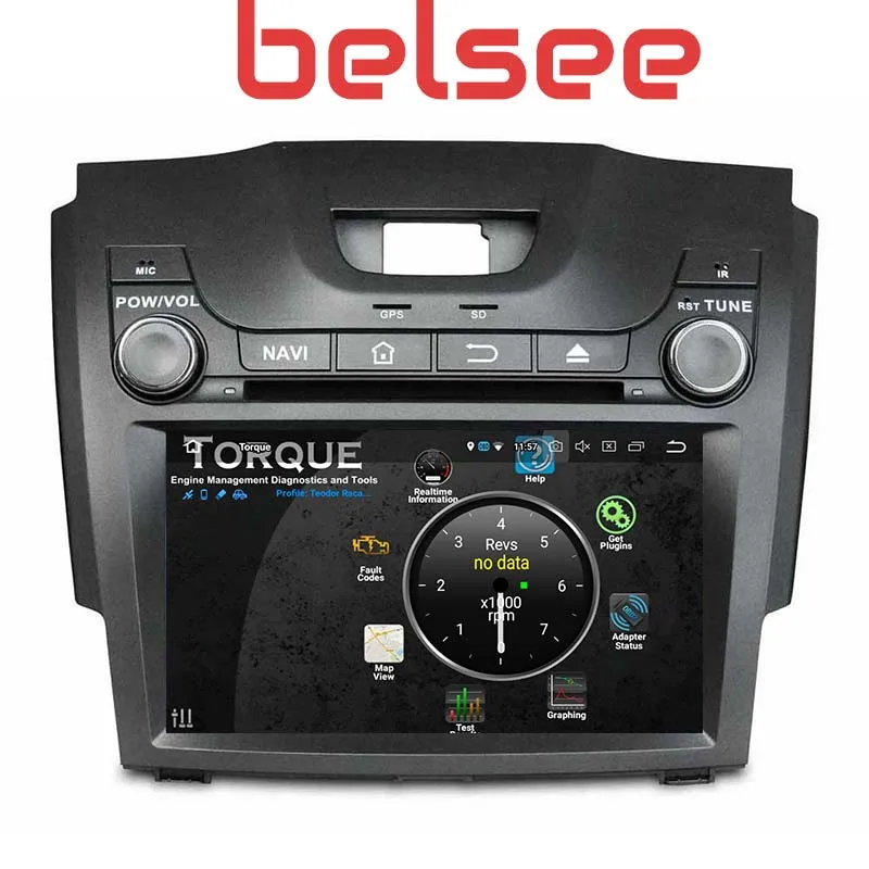 Belsee Android 9,0 автомобильный dvd-радио GPS навигация Мультимедиа для Chevrolet TrailBlazer S-10 S10 Colorado Isuzu D-Max DMAX mumux