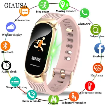 

HOT Women Sport Smart Watch Men LED Waterproof SmartWatch Heart Rate Blood Pressure Pedometer Clock For Android iOS Reloj Mujer