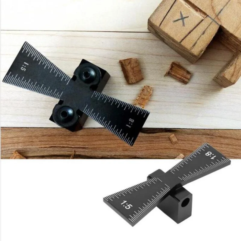 

EDC woodworking locator 1:5/1:8 dovetail microtechnology precision measuring tool